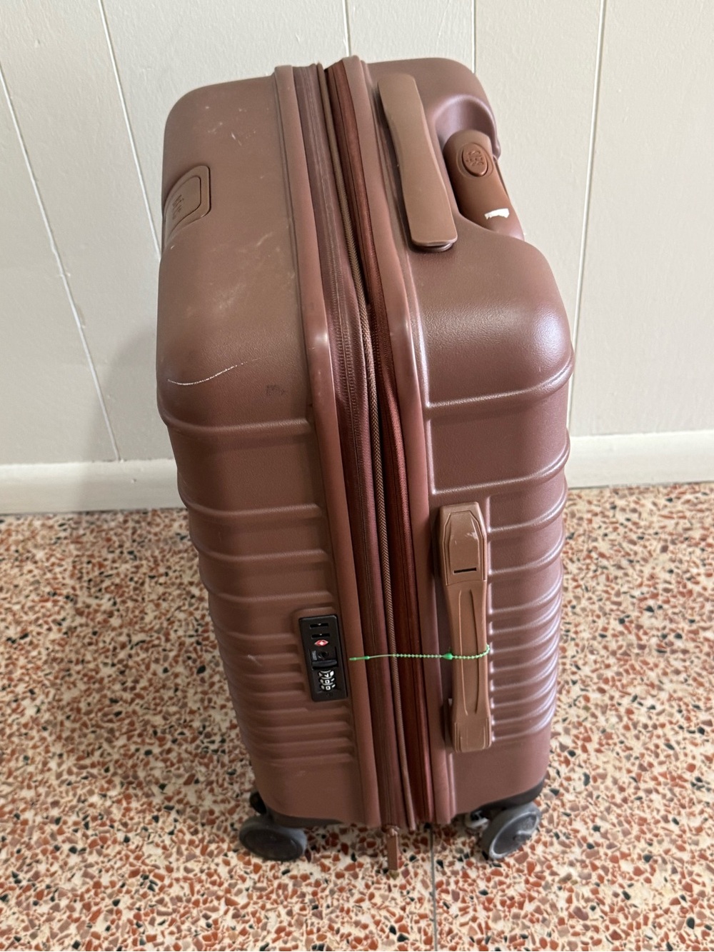 BEIS Compact Carry-On Spinner in Chocolate Brown - Picture 6 of 12